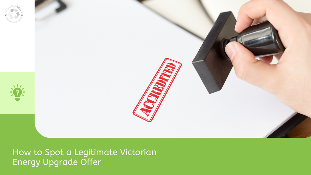 Positive Carbon guide on identifying accredited providers for the Victorian Energy Upgrades (VEU) program.